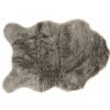 Tappeto sagomato fur melange 80x120 cm v.tortora