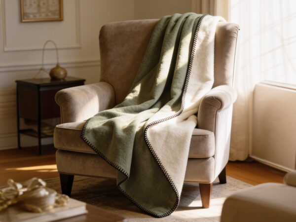 Coperta softcotton bicolor