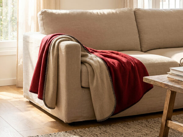 Coperta softcotton bicolor