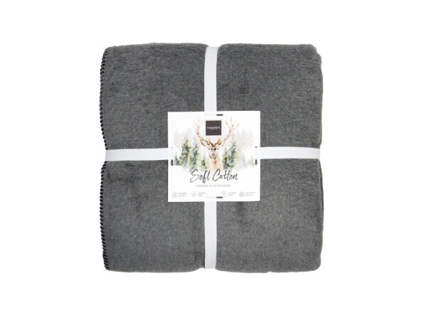 Coperta softcotton bicolor