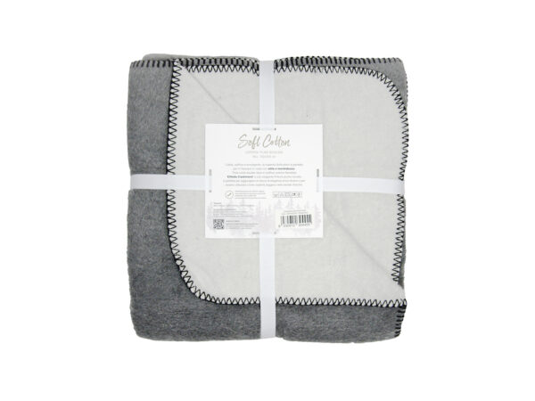 Coperta softcotton bicolor