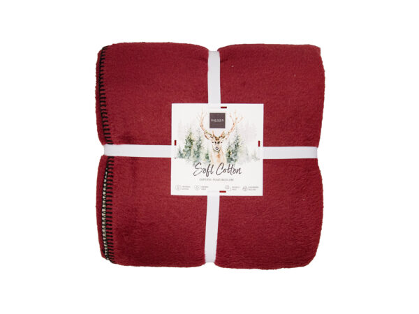 Coperta softcotton bicolor