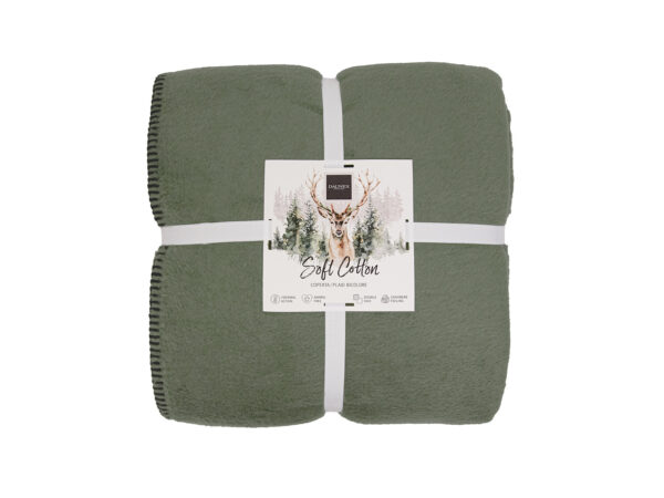 Coperta softcotton bicolor