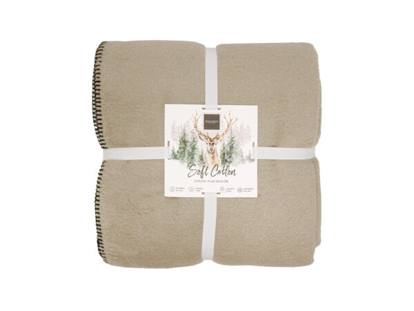 Coperta softcotton bicolor