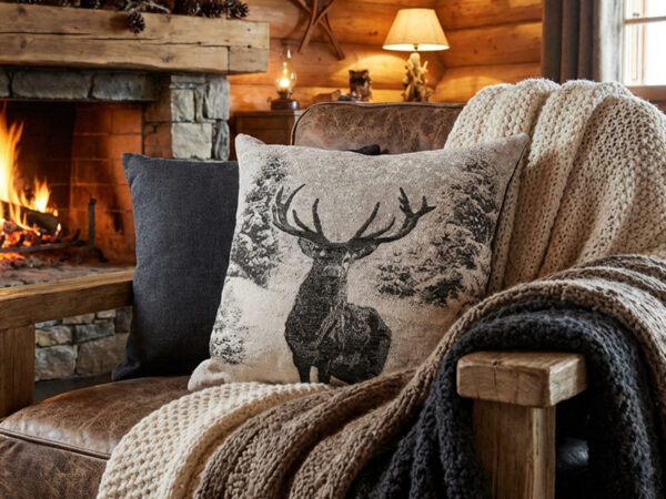 cusc-DEER-ENJOY-00 Cuscino bombato cervo enjoy