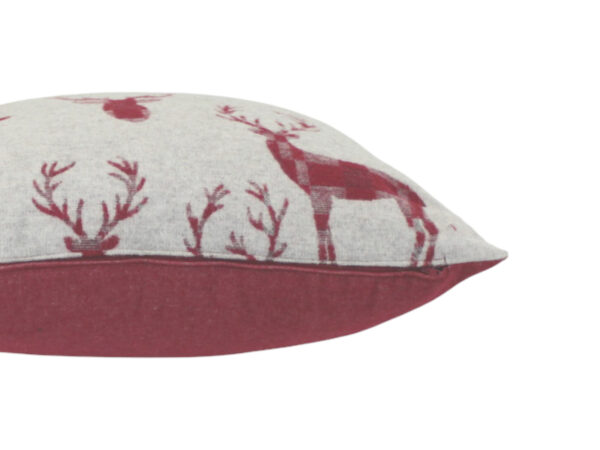 cuscino-CERVO-lana-rosso-02 Cuscino cervo wool 50x50